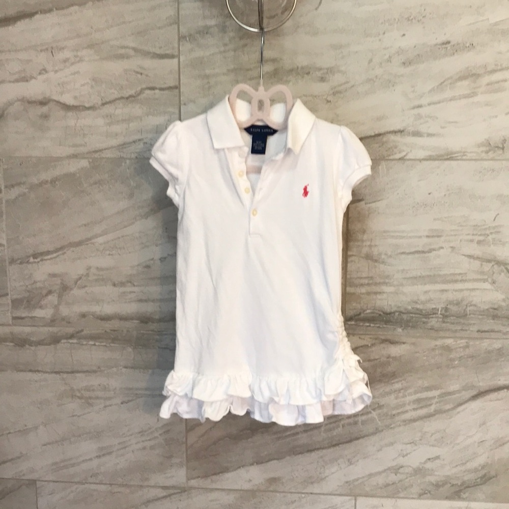 3T Ralph Lauren white tennis dress